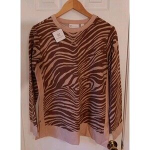 Women's Rafaella Long Sleeve Pull Over Sweatshirt Shirt. Size Medium.